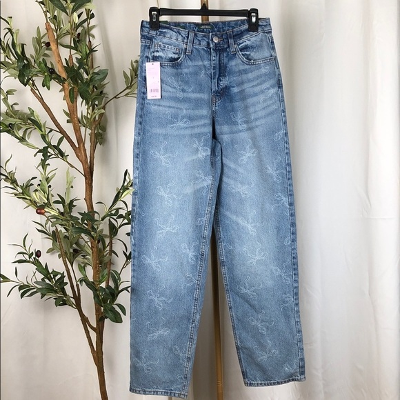 wild fable Denim - Wild Fable Denim Jeans with Bow Design NWT Sz 2 (B3)